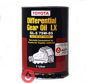 Toyota Differential Gear Oil Lx Gl-5 75w-85 08885-02606