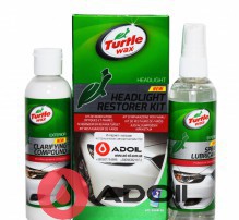 Набір для востановления пластикових фар Turtle Wax Headlight Restorer Kit