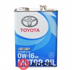 Toyota Motor Oil 0w-16 08880-12105