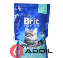 Корм сухий Брит Преміум Кет Аурум для кішок з чутливим травленням Ягня і рис