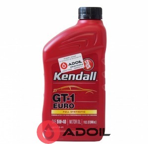 Kendall Gt 1 5w-40 Full Synthetic Euro Motor Oil