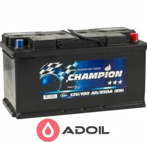 Black 100Ah/12V Champion Euro(0)