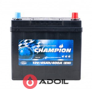 Black 45Ah/12V Champion Japan Euro(0)