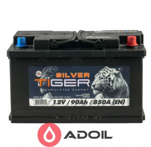 90Аh/12V Silver Tiger Euro(0) короткий