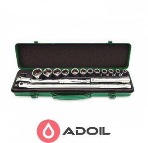 Набор инструмента 1/2&quot; 15 ед. TOPTUL GCAD1508