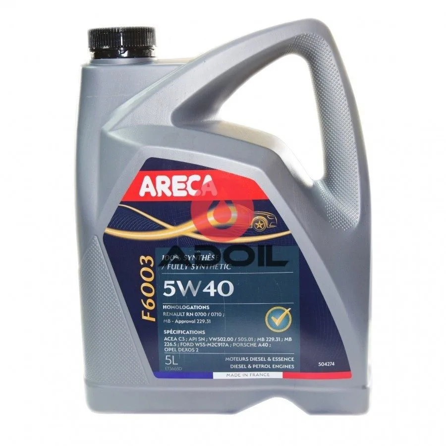 Areca F6003 5w-40 C3