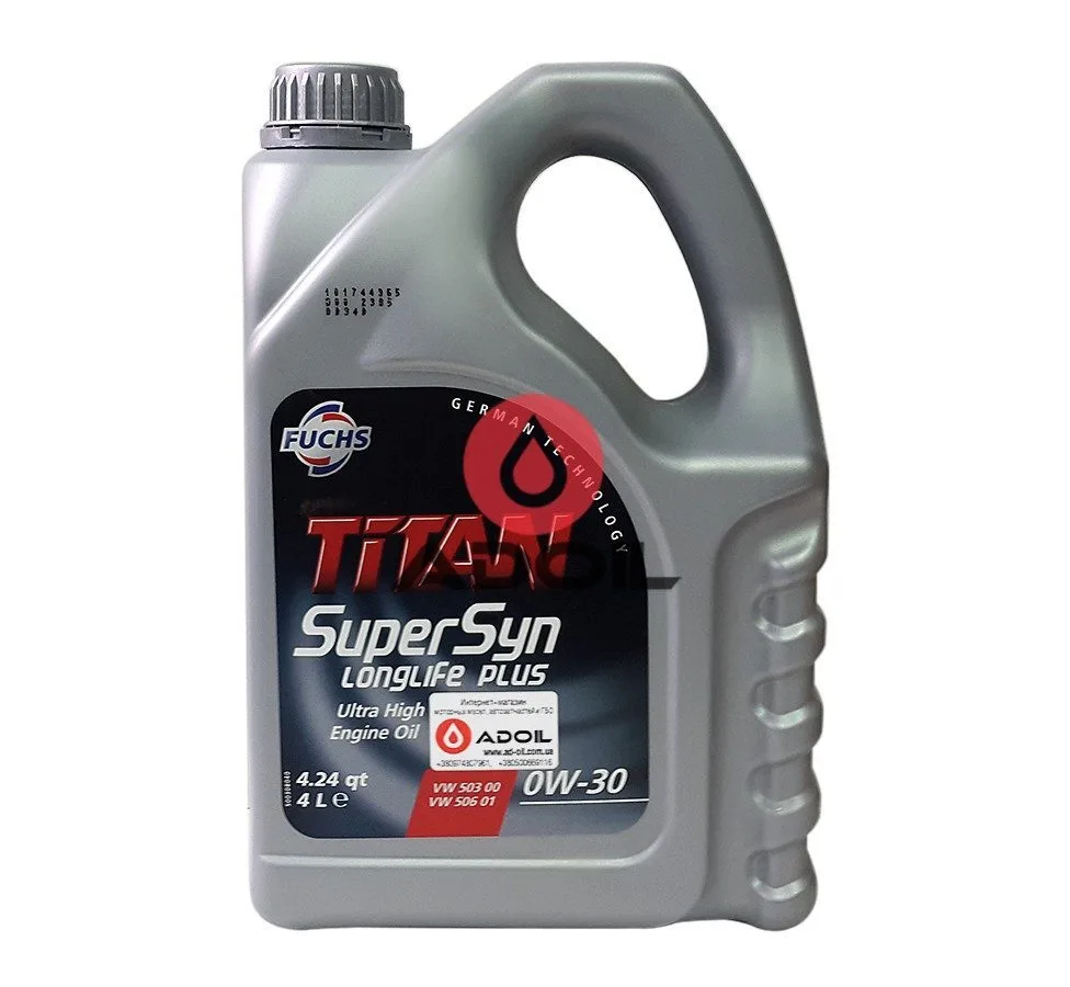 Fuchs Titan Supersyn Longlife Plus 0w-30