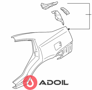 Крыло заднее правое 5301C832