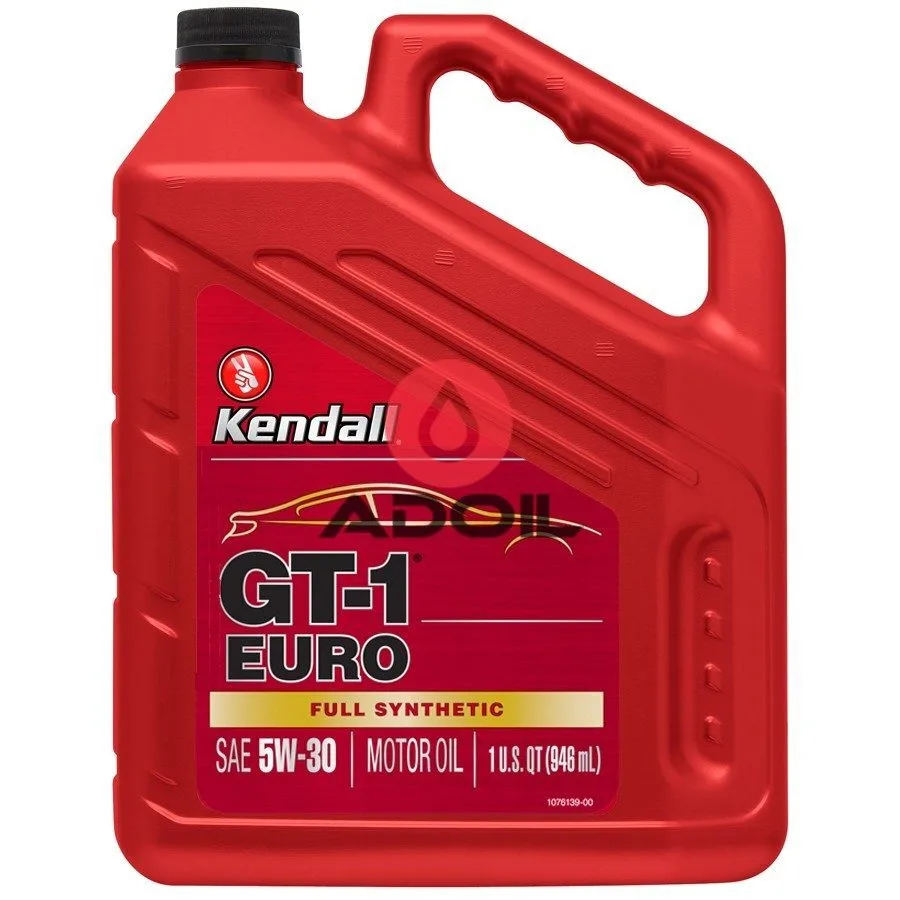 Kendall Gt-1 5w-30 Euro Motor Oil