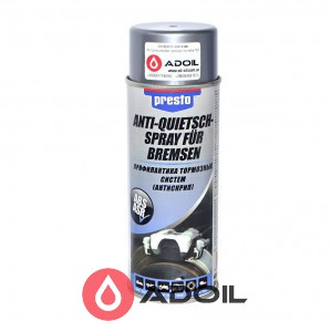 Профилактика тормозных систем (Антискрип) Presto Anti-Quietsch-Spray Fur Bremsen
