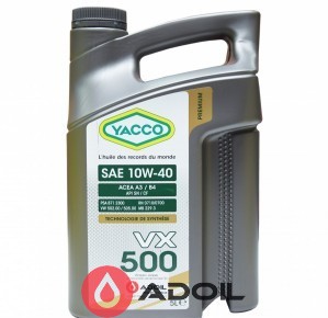 Yacco Premium Vx 500 10w-40