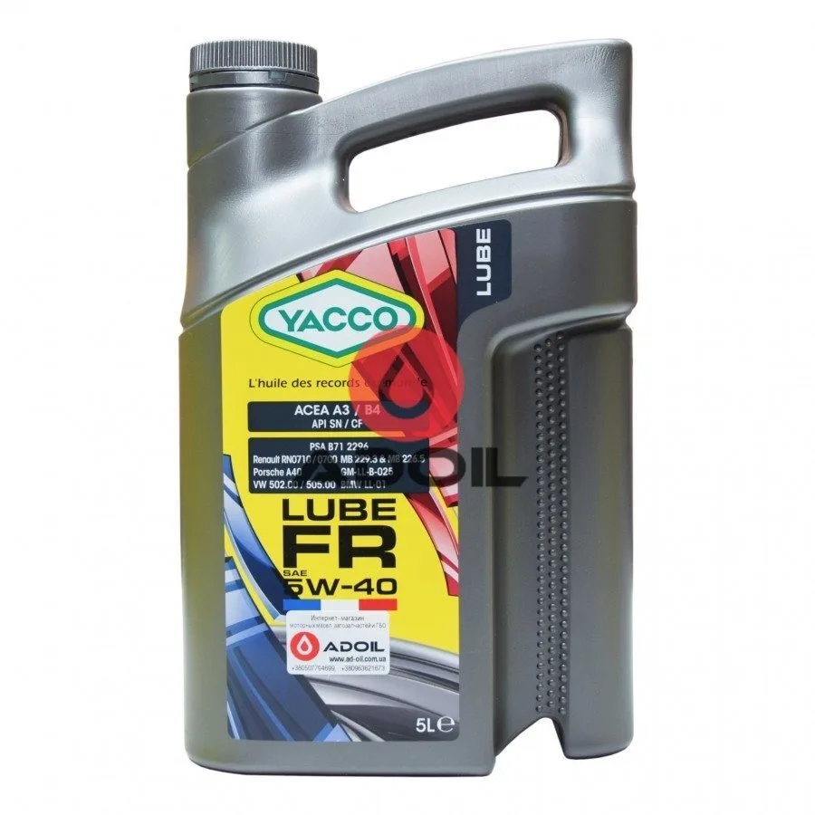 Yacco Lube Fr 5w-40
