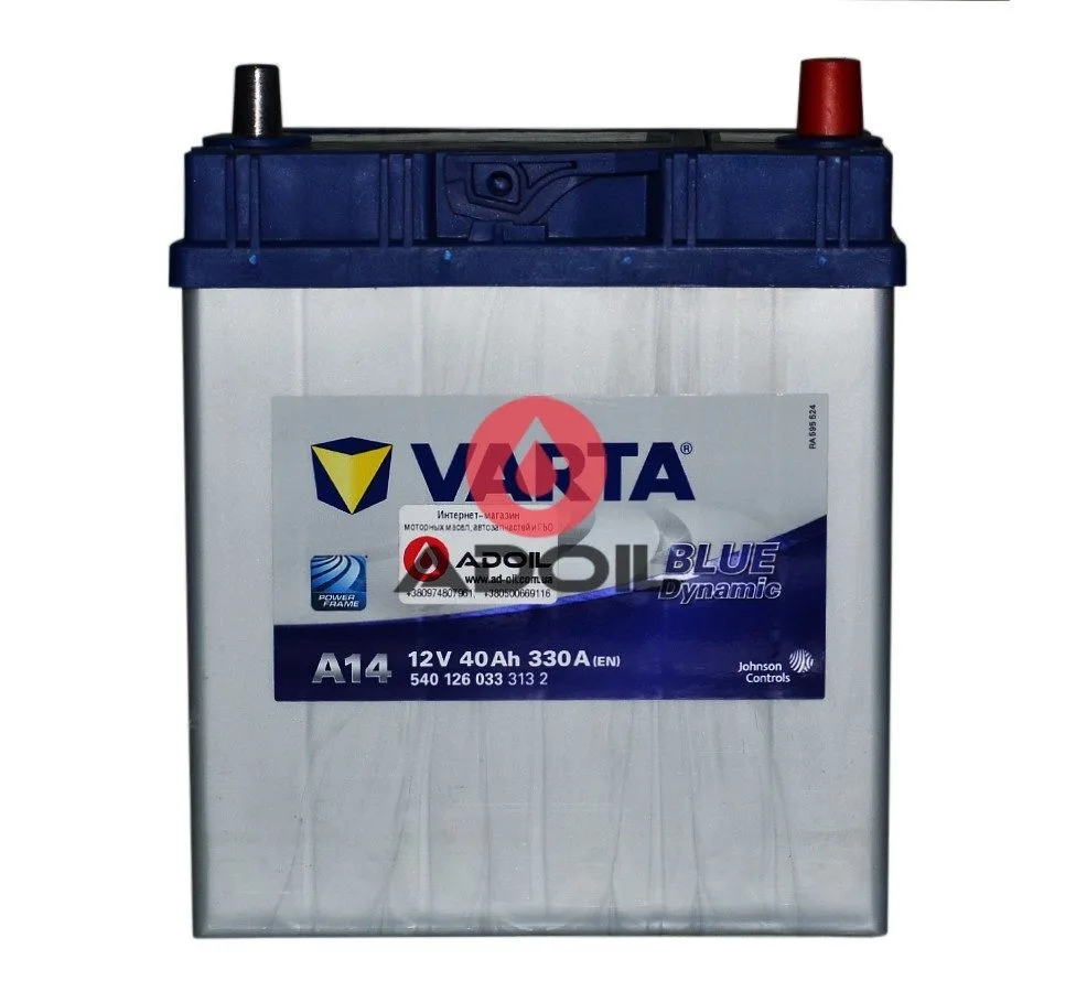 VARTA 540126033 40Ач 330А (0) Blue Dynamic A14