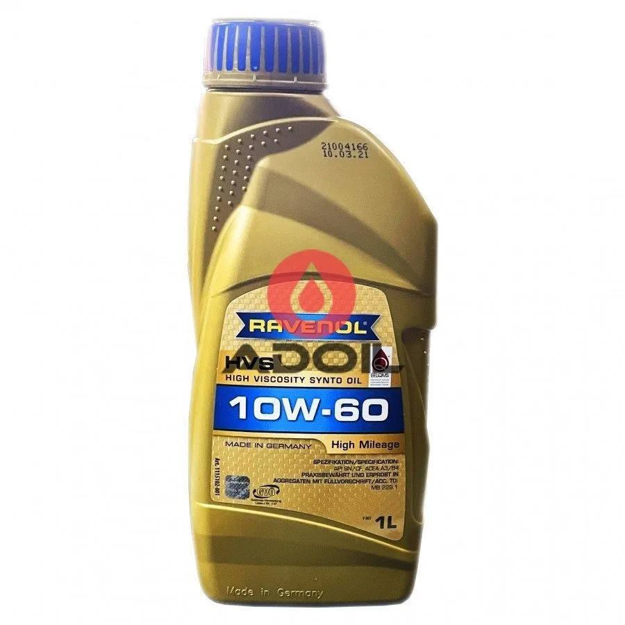 Ravenol Hvs Sae 10w-60