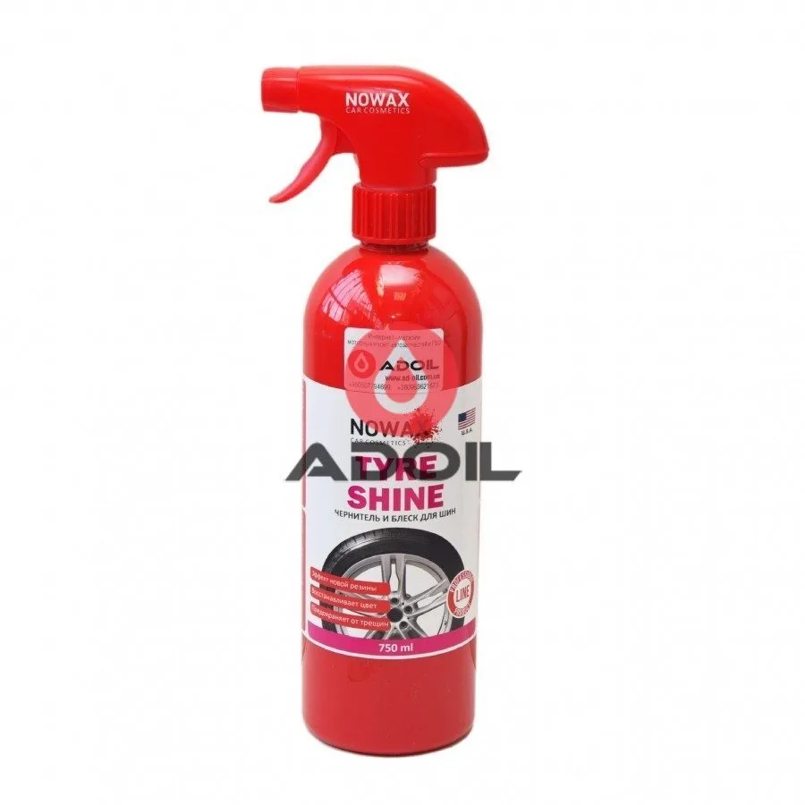 Чернитель и блеск для шин Nowax Tyre Shine