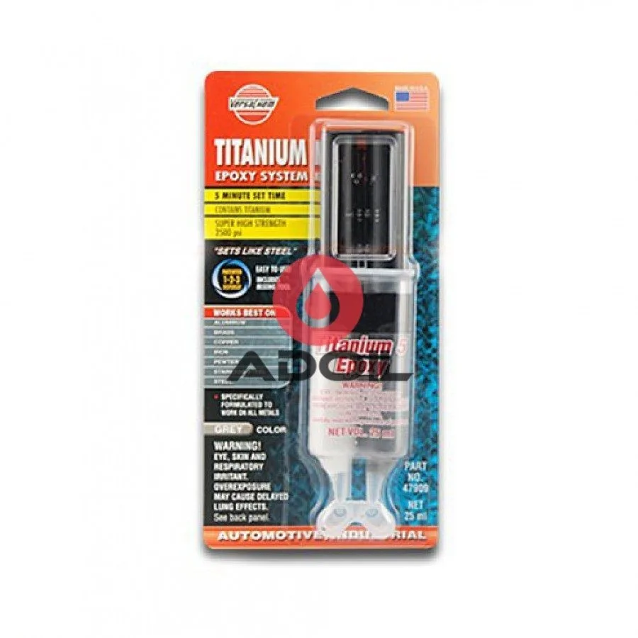 Титановый эпоксидный 2-х компонентный клей VERSACHEM TITANIUM 5 EPOXY