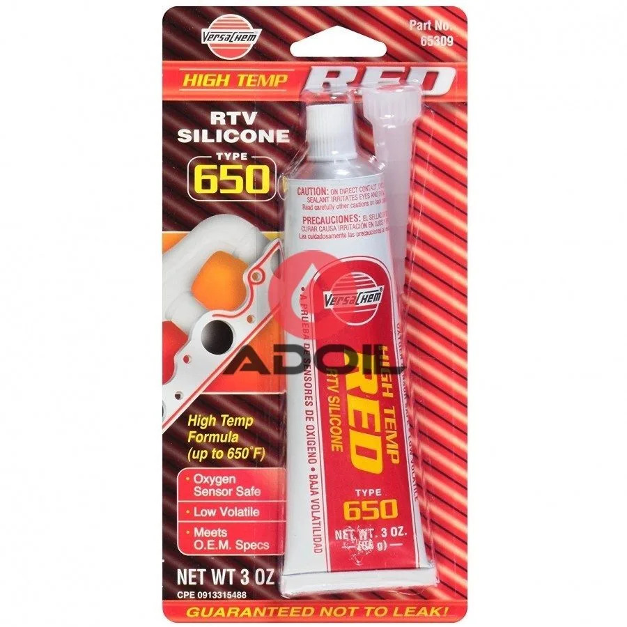 Красный силиконовый герметик VERSACHEM HI-TEMP RED SILICONE