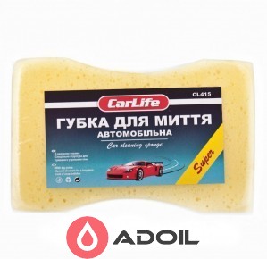 Губка для мытья автомобиля CarLife Super
