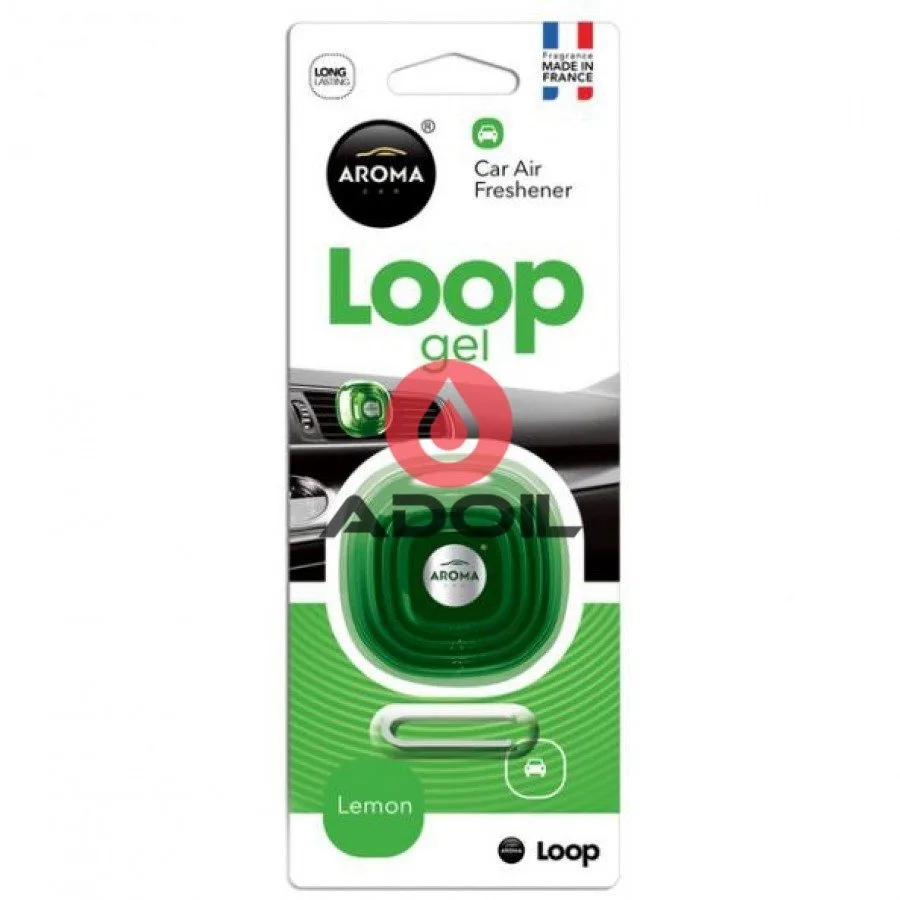 Aroma Car Loop Gel Black