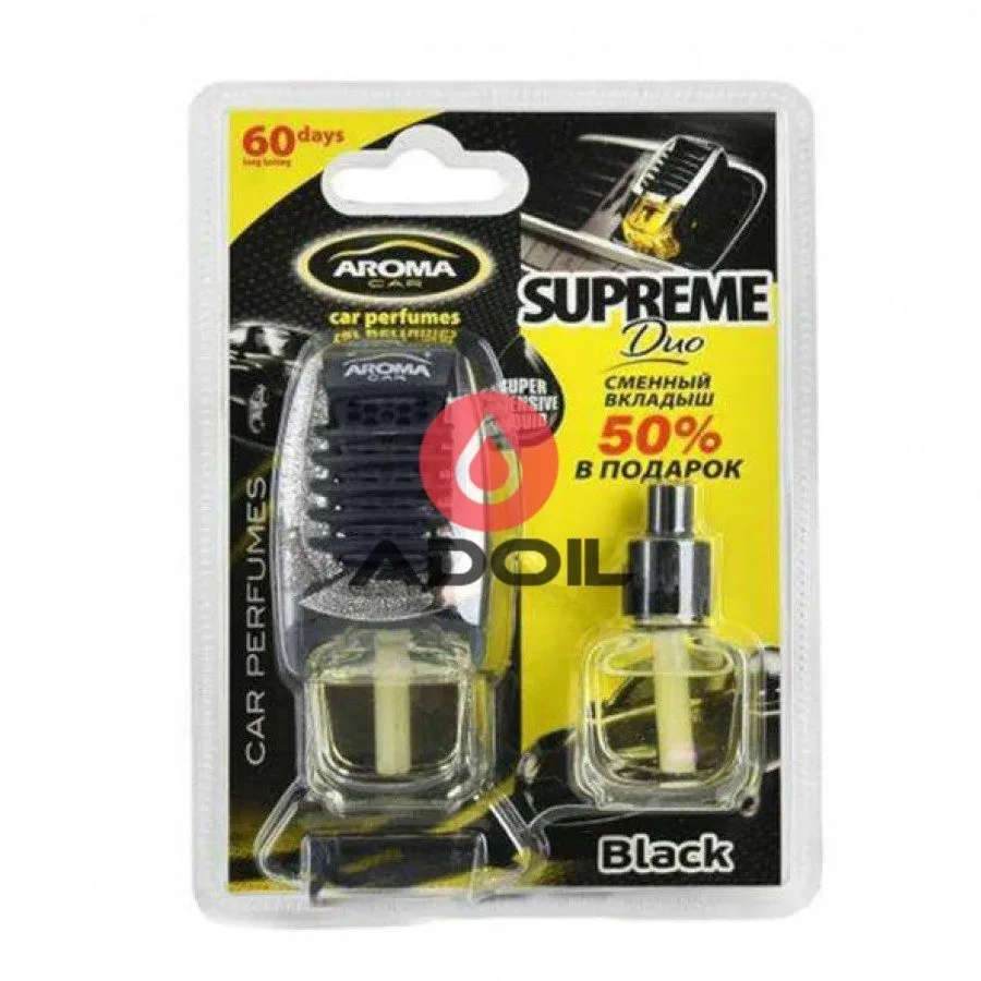Aroma Car Supreme Duo Slim Black
