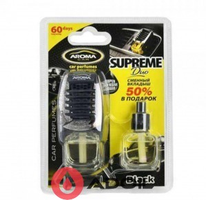 Aroma Car Supreme Duo Slim Black