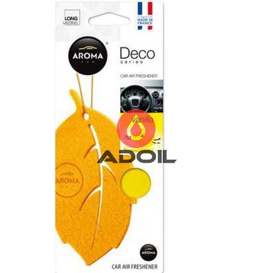 Aroma Car Deco Leaf Vanilla