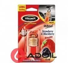 Aroma Car Wood Strawberry &amp; Blackberry