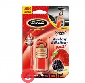 Aroma Car Wood Strawberry &amp; Blackberry