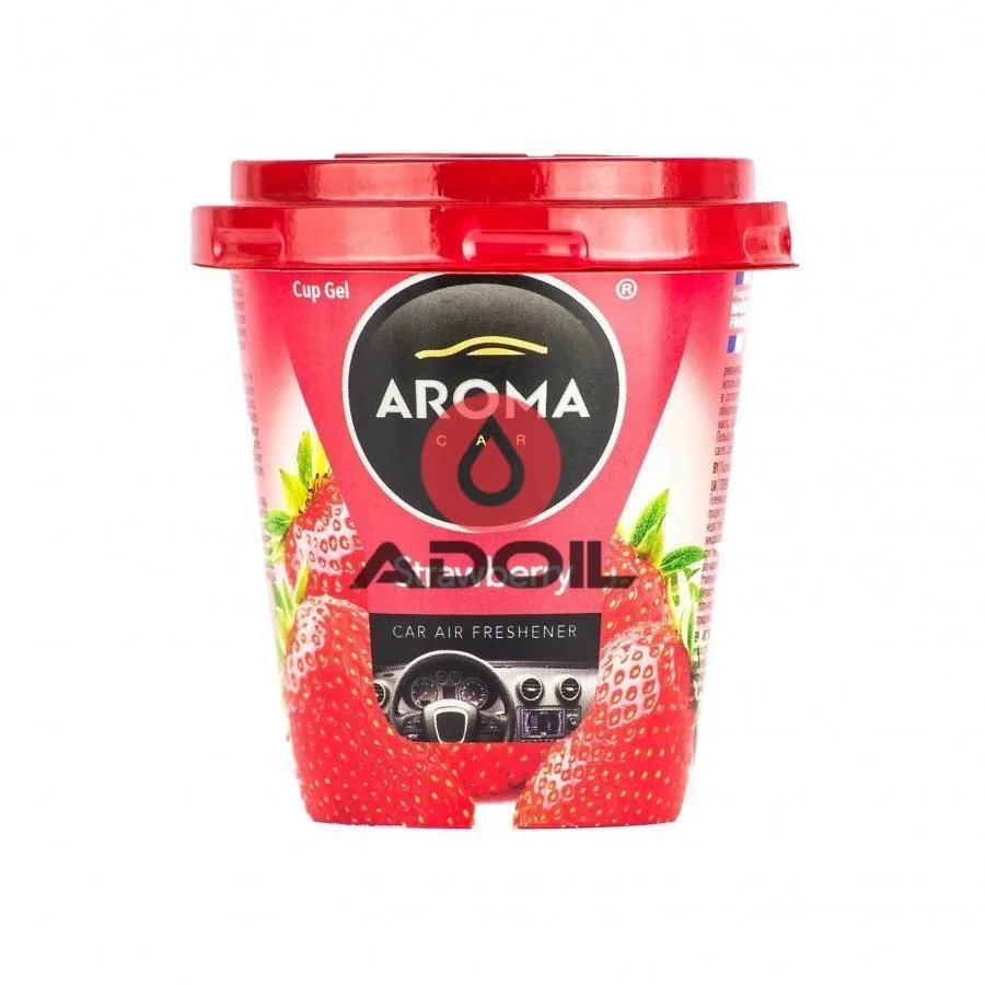 Aroma Car Cup Gel Strawberry