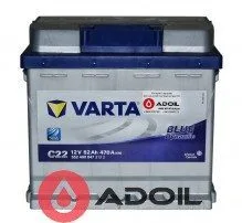 VARTA 552400047 52Ач 470А (0) Blue Dynamic C22