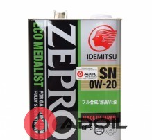 Idemitsu Zepro Eco Medalist 0w-20