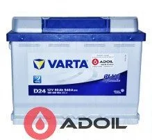 VARTA 560408054 60Ач 540А (0) Blue Dynamic D24