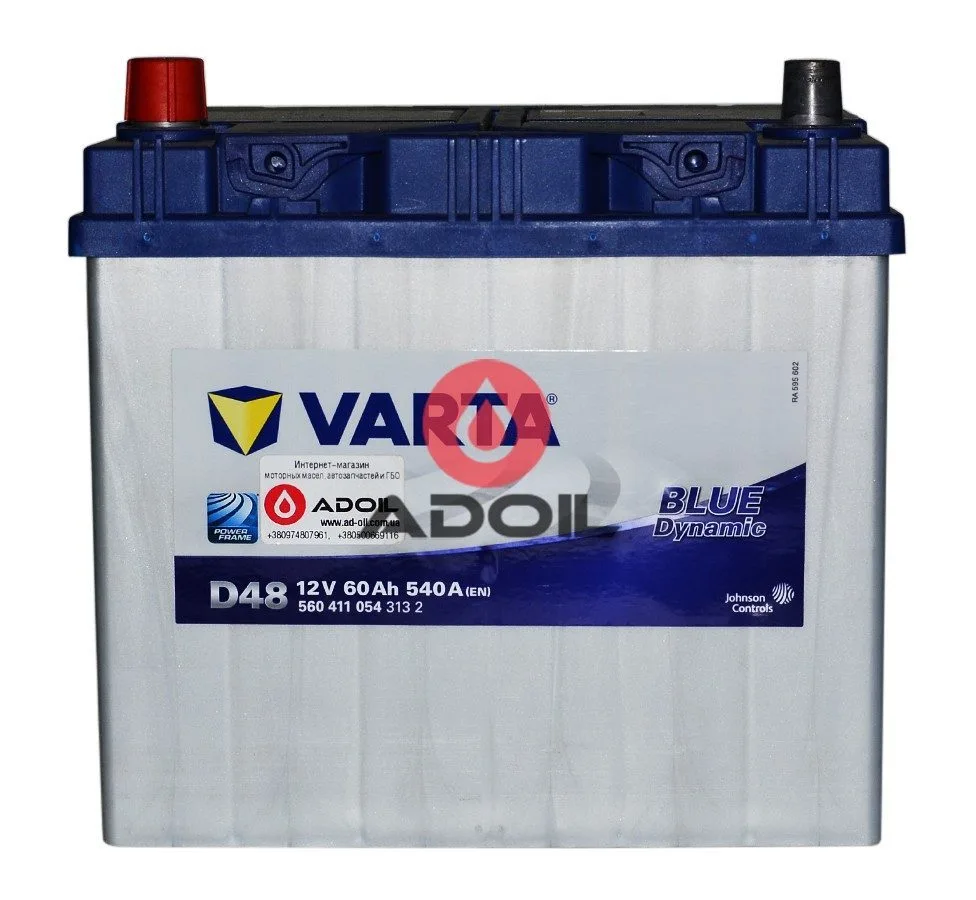 Varta 5604110543132 60Ач 540А (1) Blue Dynamic D48