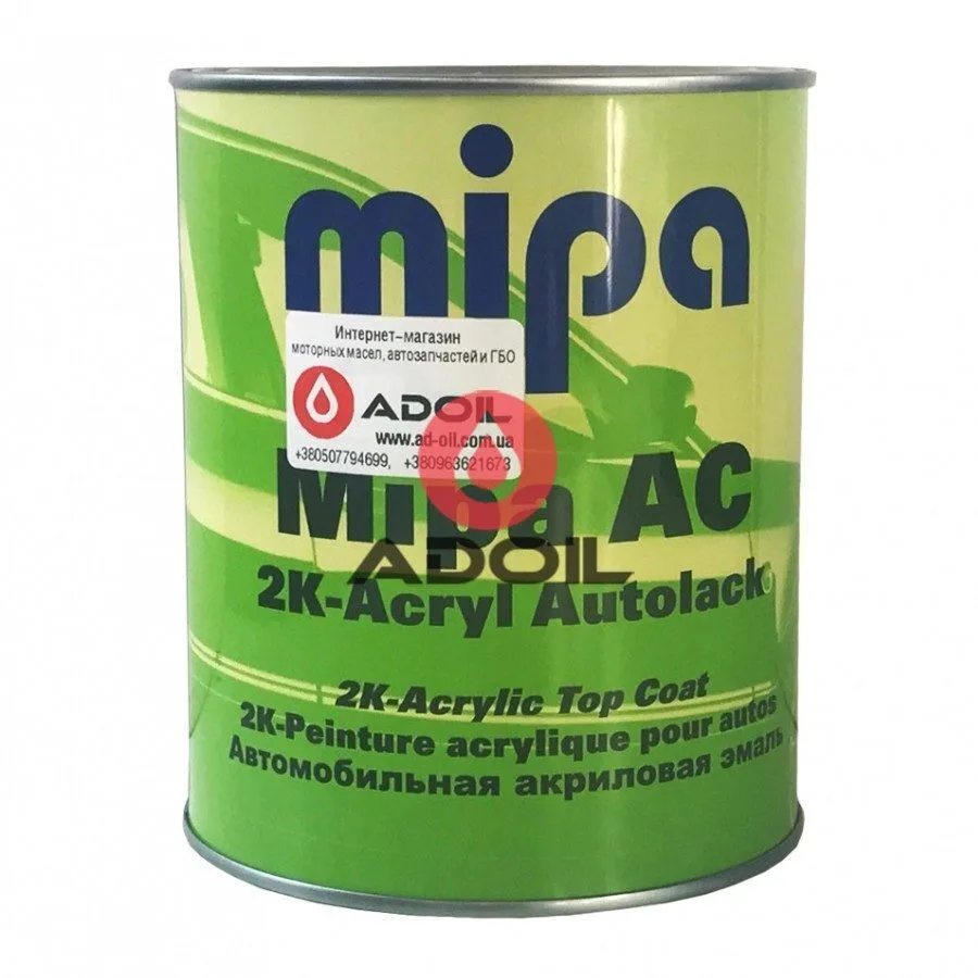 400 Акриловая 2К автоэмаль Mipa "Босфор"