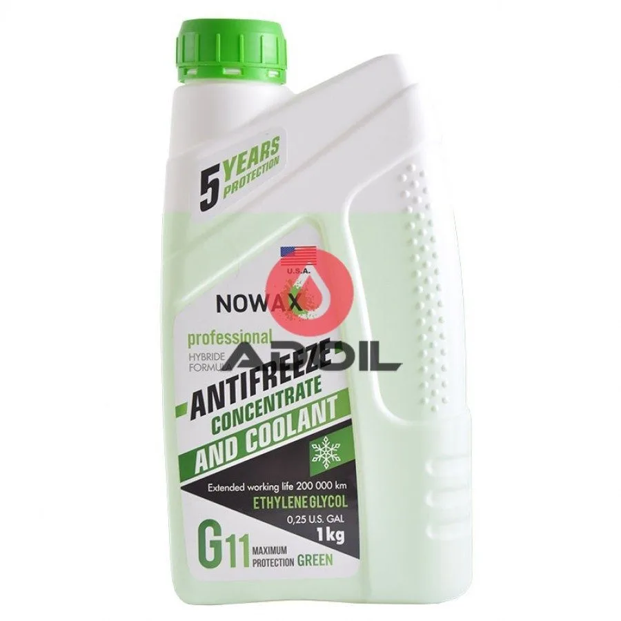 Антифриз Nowax Concentrate G11 Green