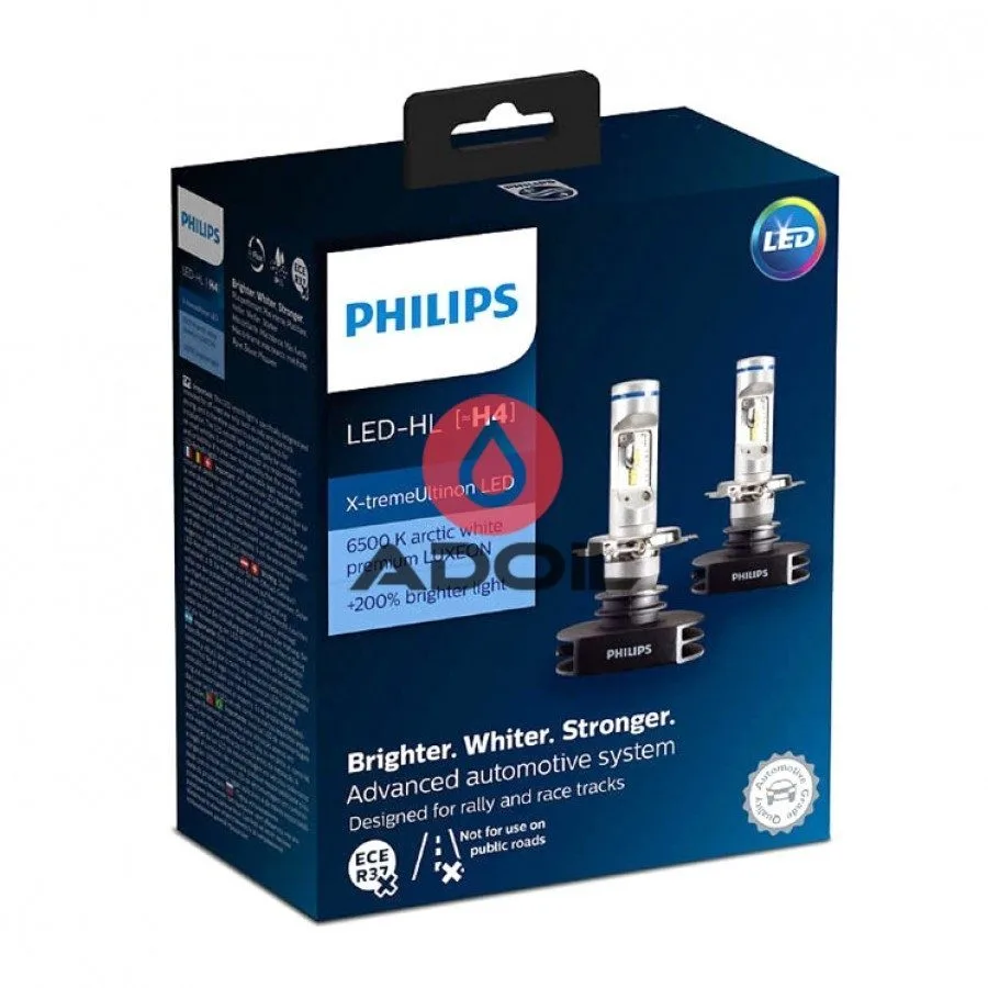 Светодиодная лампа Philips X-treme Ultinon LED H4