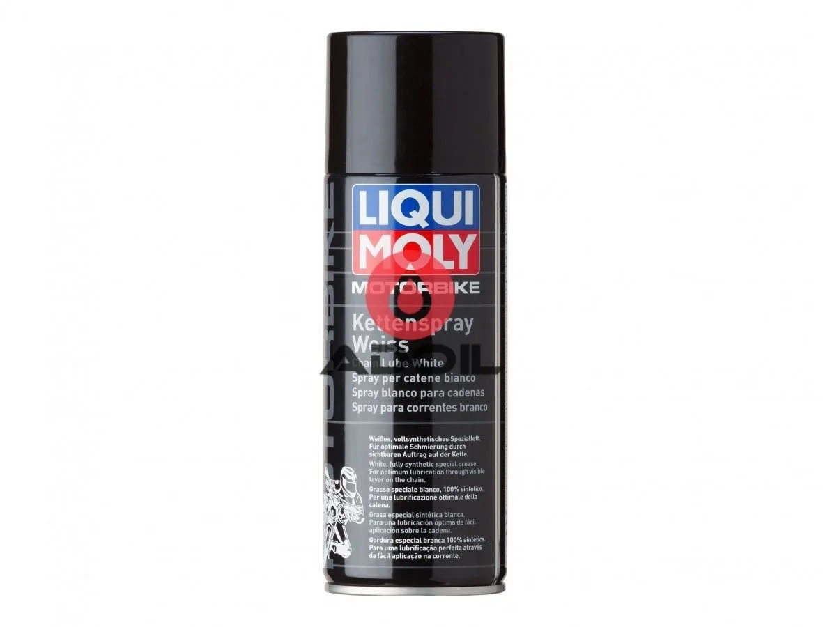 Смазка цепи Liqui Moly Motorbike Kettenspray weiss