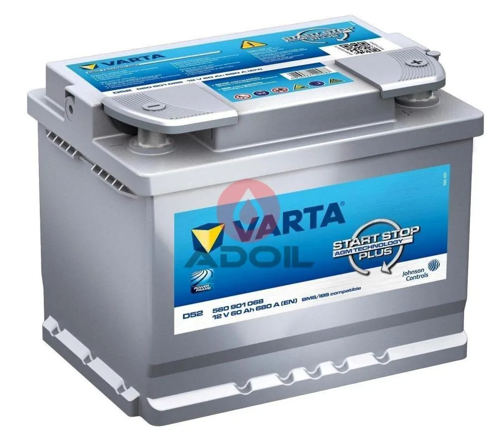 VARTA 570901076 70Ач 760А (0) Start Stop Plus E39