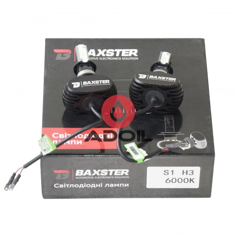 Комплект LED ламп BAXSTER S1 H3 6000K