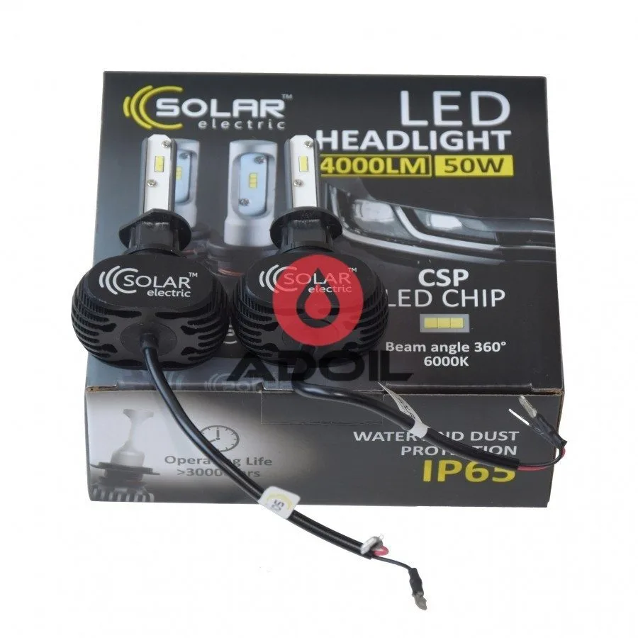LED лампа SOLAR H1 6000K 4000Lm CSP