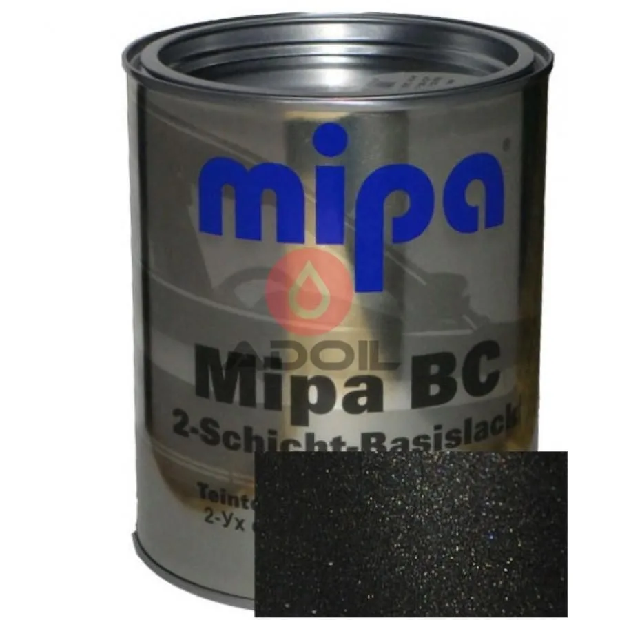 Базовое покрытие металлик 651 Mipa "Черный трюфель"