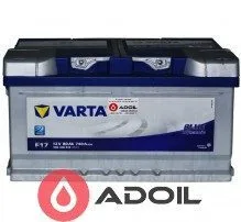 Varta 580406074 80Ач 740А (0) Blue Dynamic F17