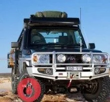Передний бампер ARB Toyota LC 76-79 2007+ c расширителем крыла и противотуманками