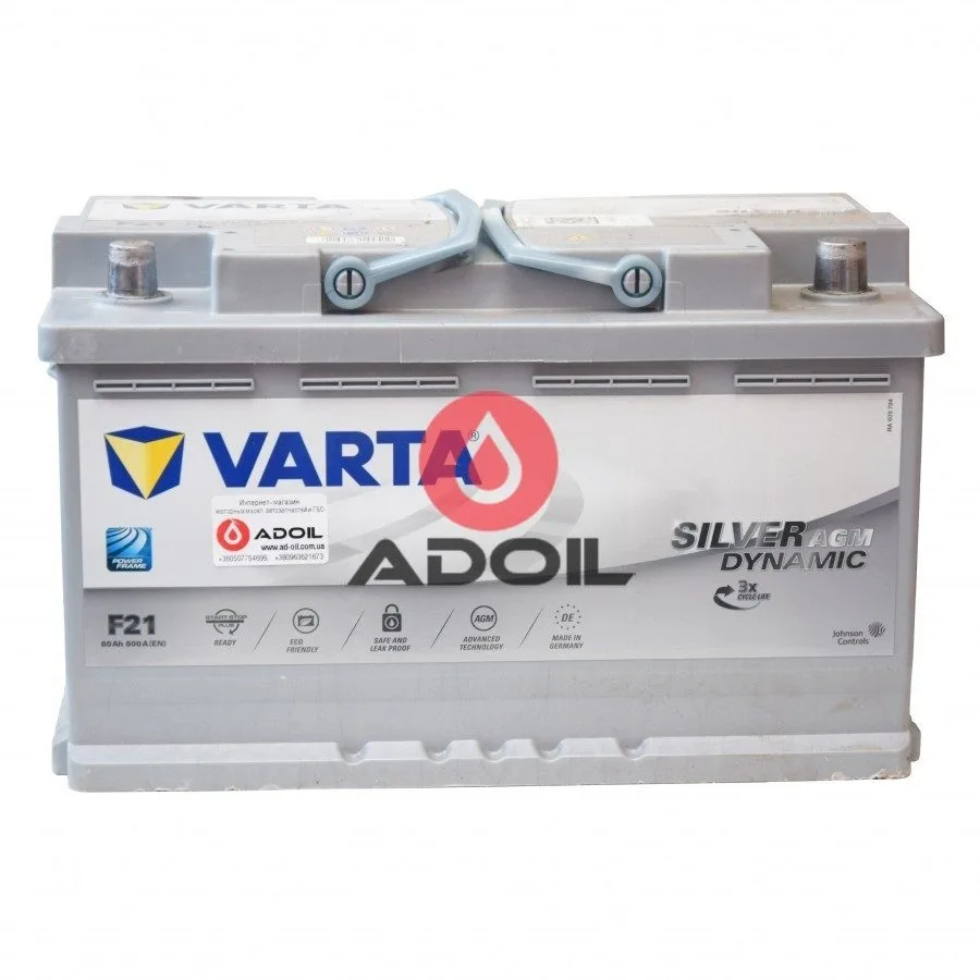 VARTA 580901080 80Ач 800А (0) START STOP PLUS F21