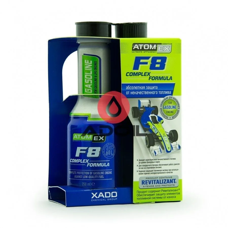 Защита бензинового двигателя Atomex F8 Complex Formula