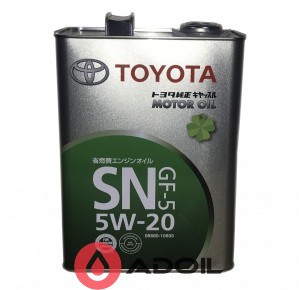 Toyota Motor Oil 5w-20 08880-10605