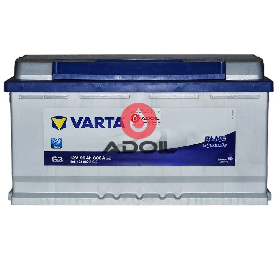 Varta 595402080 95Ач 800А(0) Blue Dynamic G3