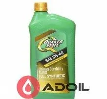 Quaker State 5w40 Euro Durabiliti Full Synt