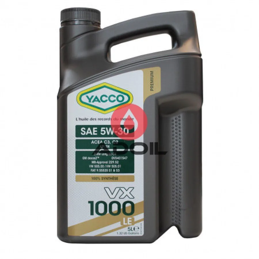 Yacco Vx 1000 LE 5w-30