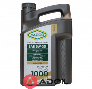 Yacco Vx 1000 LE 5w-30